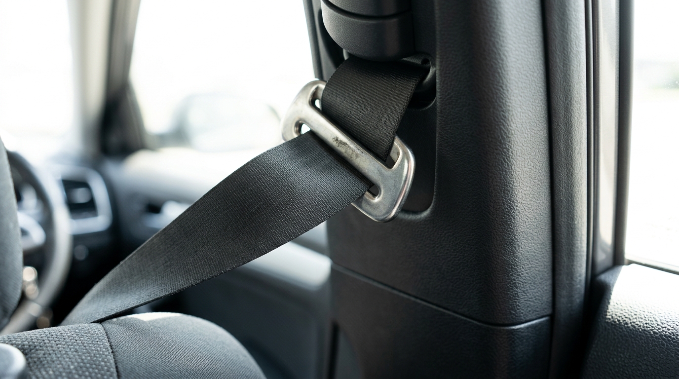 Pourquoi une ceinture de sécurité effilochée condamne votre voiture