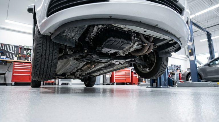 Cette tache dhuile sous le moteur que vous devez essuyer avant le CT
