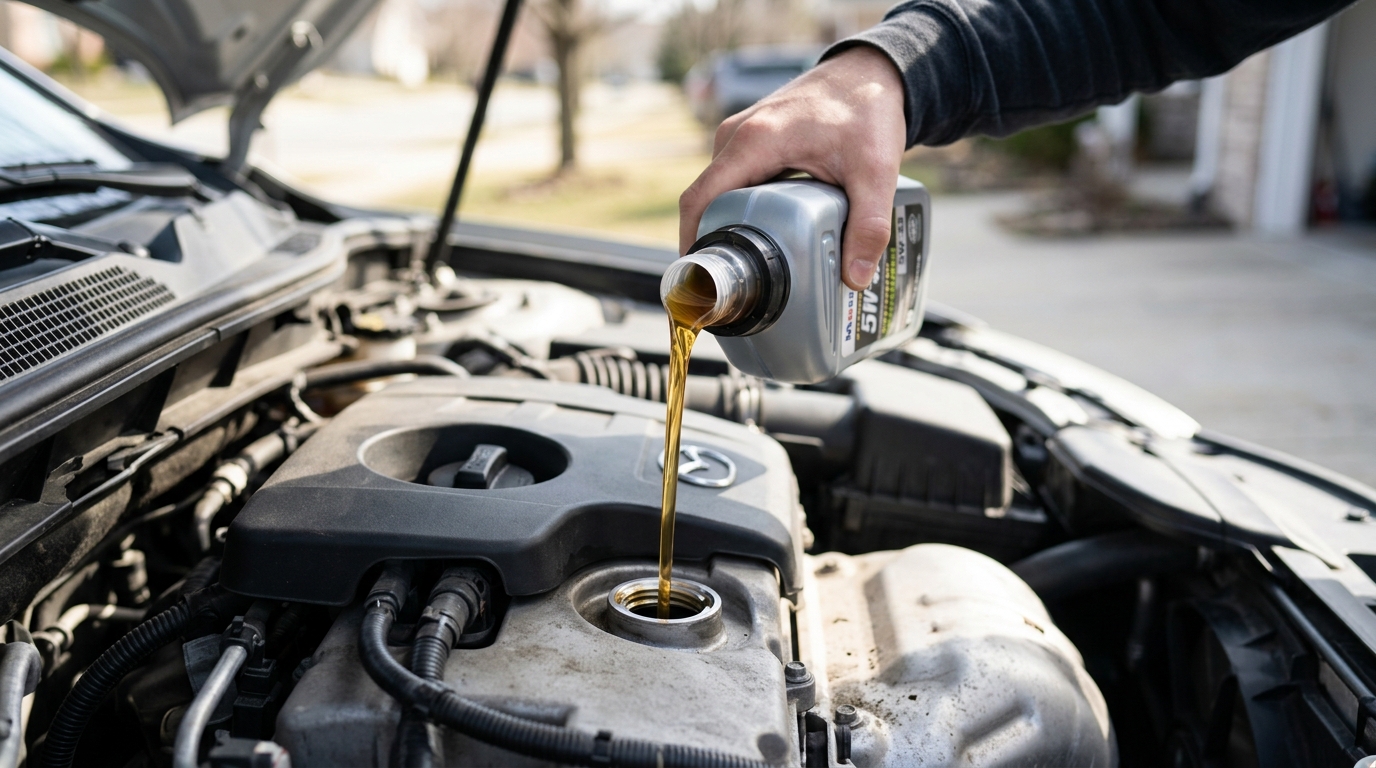 Comment mettre de lhuile moteur : la méthode pas à pas pour faire lappoint sans en verser