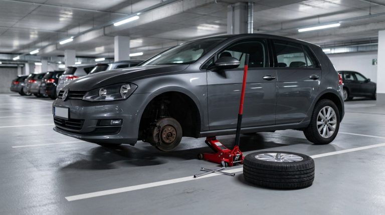 Vol de roues sur un parking : pourquoi votre assurance refuse de rembourser